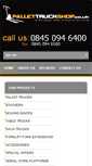 Mobile Screenshot of pallettruckshop.co.uk