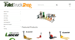 Desktop Screenshot of pallettruckshop.ie